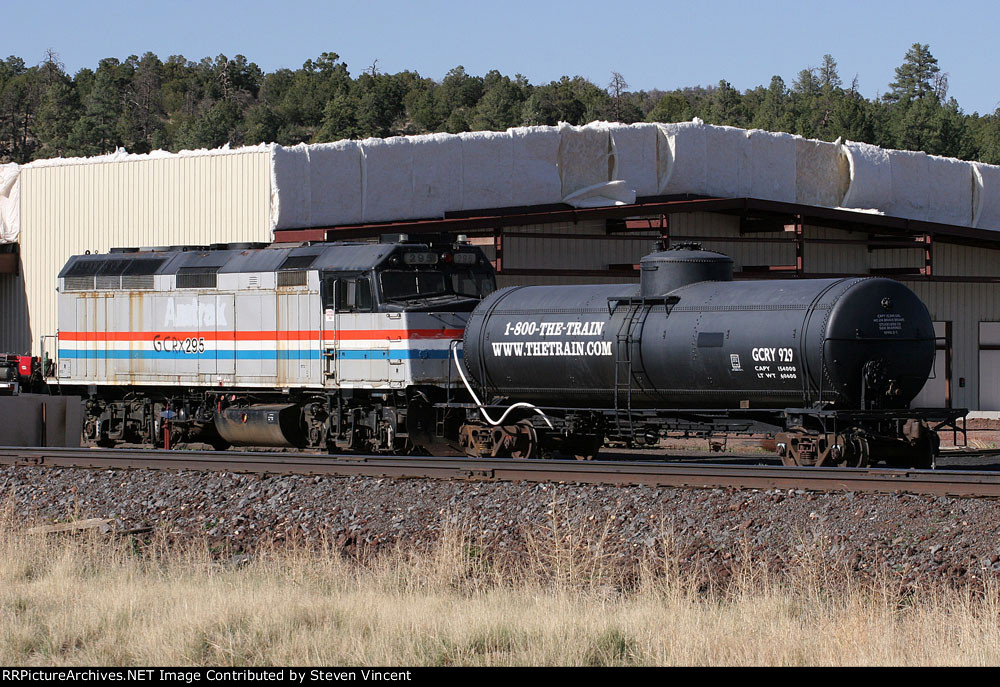 Water tank GCRY #929 & ex Amtrak F40PH #295